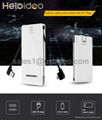 super slim AC plug power bank for  Mobile Phone,built in cable 3