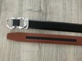 Men's Fashion Automatic Ratcheting Track Leather Belt Comfortable  3