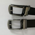 Track Lock Belt Automatic Track Buckle Belt Leather Belt  1