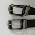 Track Lock Belt Automatic Track Buckle Belt Leather Belt 