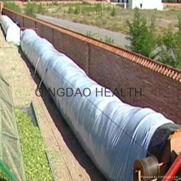 mini. haylage silo bag (white/black silo bag ) 3