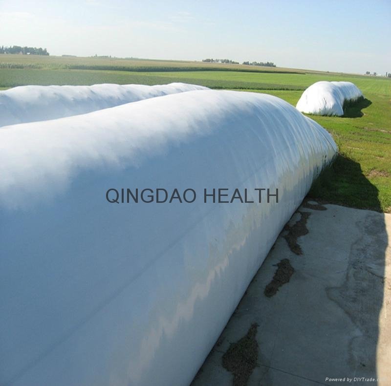 mini. haylage silo bag (white/black silo bag ) 5
