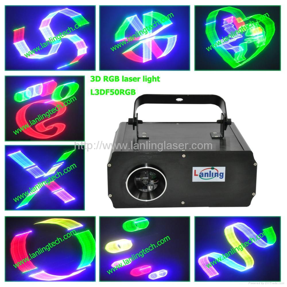 RGB full color Animation 3D laser light/disco light