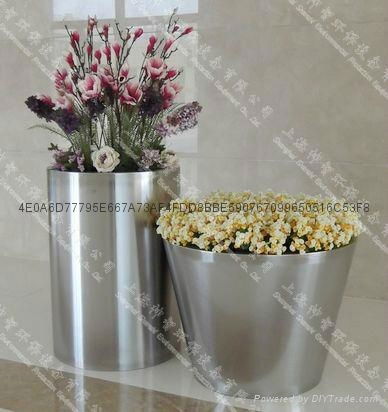 stainless steel flower pot(SZHP-129)