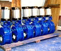 Pneumatic ceramic double ram discharging valve 2