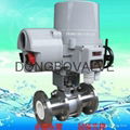 Electric ceramic ball valve