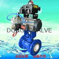 Pneumatic ceramic ball valve