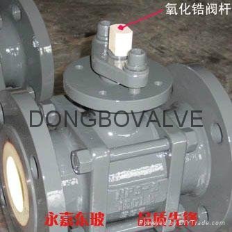 Ceramic ball valve (zro2)