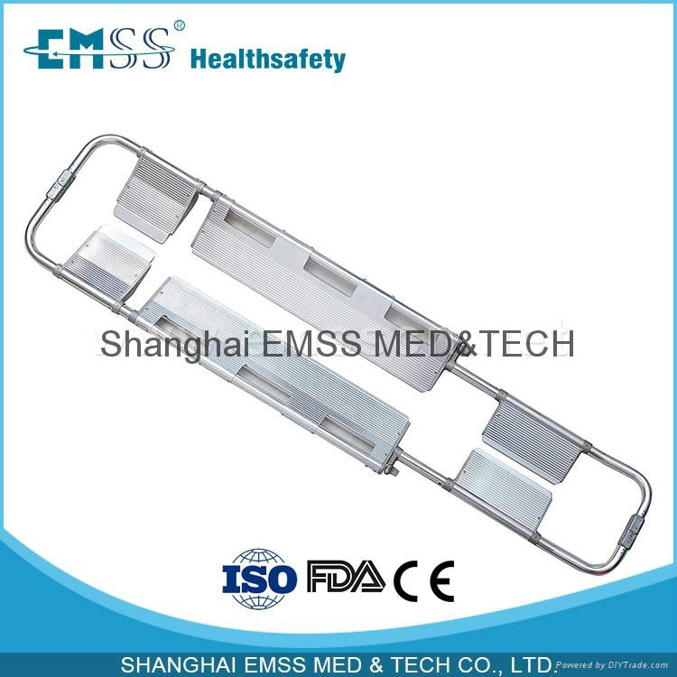 Break-apart Aluminum alloy Scoop Stretcher  2