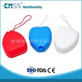 EH-010 CPR Mask with hard case / one way valve cpr mask 6