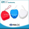 EH-010 CPR Mask with hard case / one way valve cpr mask