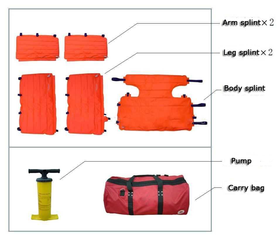 EJB-005B Vacuum splint set(5 parts)