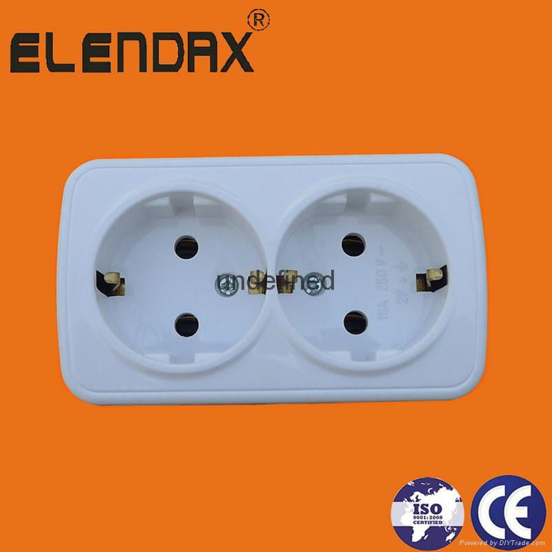 Wall Power Socket with Earth