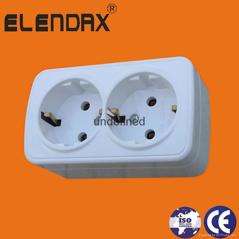 Wall Power Socket with Earth 5