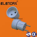 Electrical adapters with 4.0 round pin plug