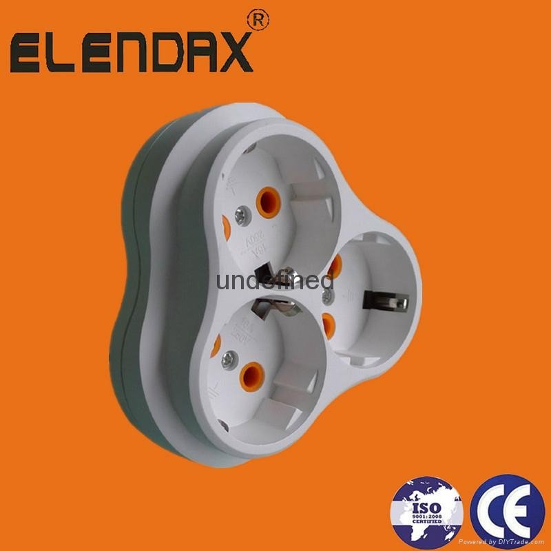 Electrical adapters with 4.0 round pin plug 3