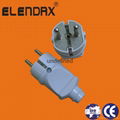 Electrical adapters with 4.0 round pin plug