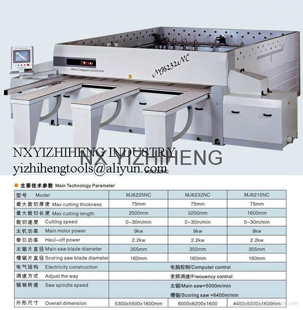 Electronic grooving machine (Electronic slitting saw,Automatic NC panel sawing m