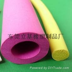 Foam silicone tube