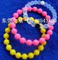 Wholesale Silicone bracelet, Silicone wristband, Beaded bracelets