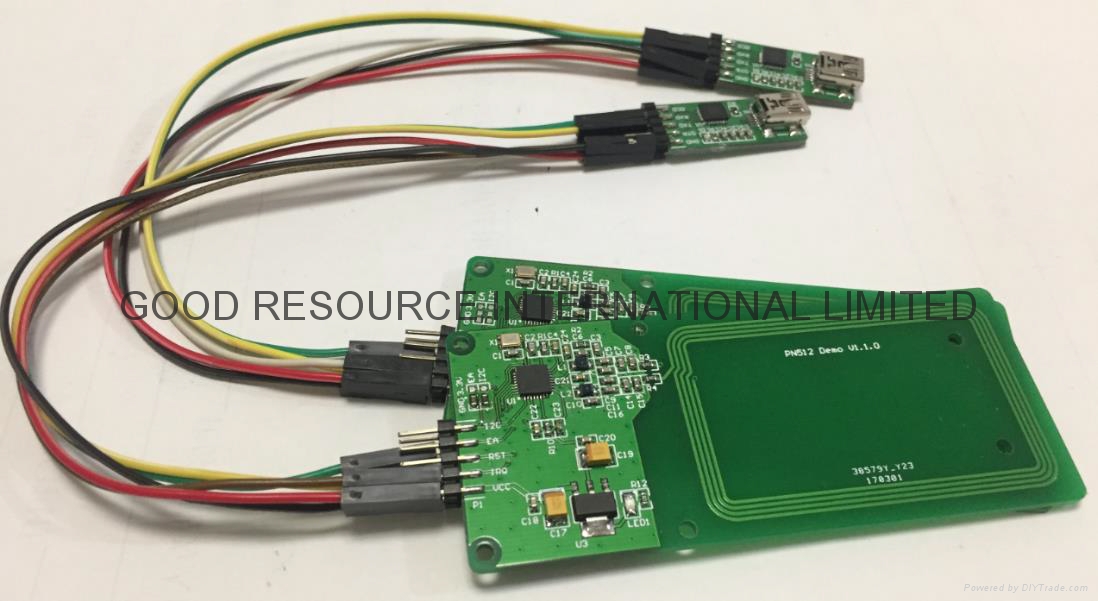 mini U disk size NFC Contactless Smart Card Writer Reader NFC module ...