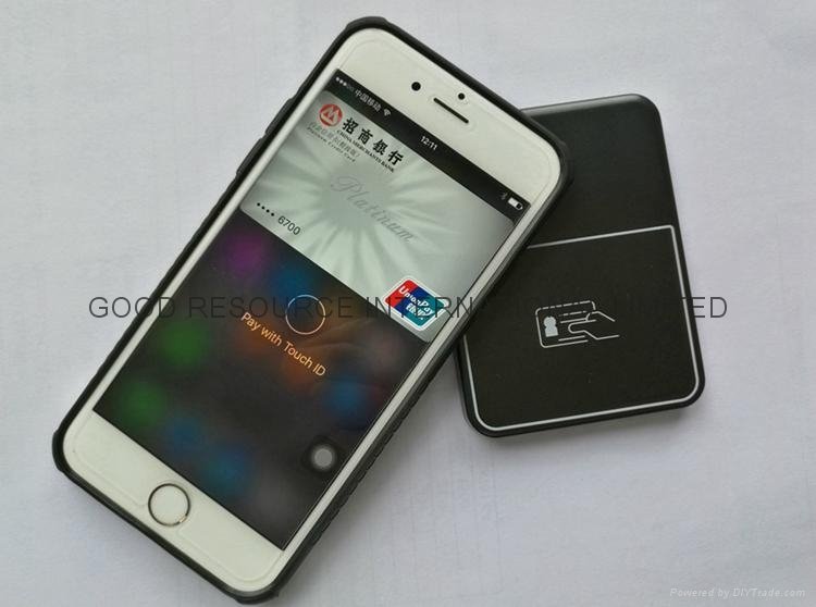 HF 13.56MHZ Bluetooth RFID contactless and magnetic contact card NFC reader  4
