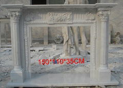 MARBLE FIREPLACE MANTEL
