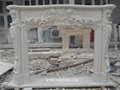 MARBLE FIREPLACE MANTEL 2