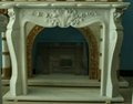 MARBLE FIREPLACE MANTEL 4