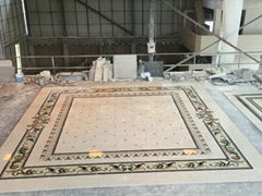 marble water-jet medallion for Dubai