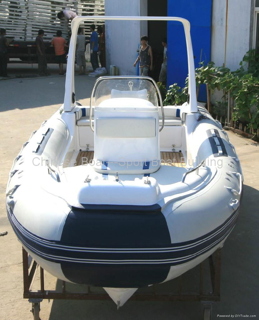 RIB680 FRP Rigid Inflatable Boat 3