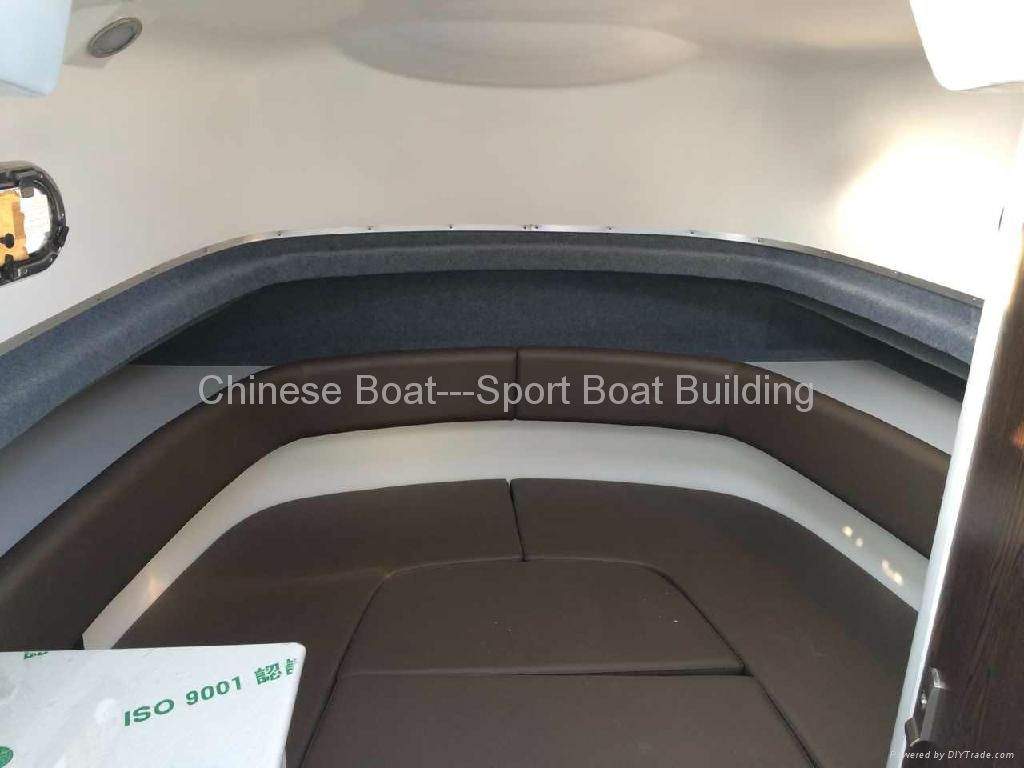 38尺玻璃钢专业钓鱼艇高档配置 3