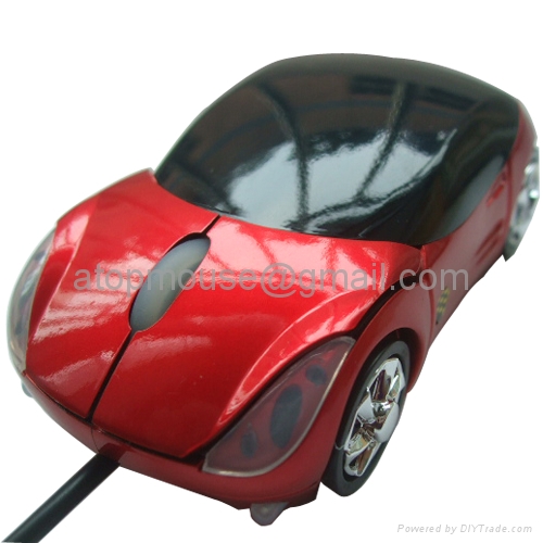 Ferrari optcial wired car mouse MS01 OEM (China Manufacturer