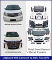 Alphard 10S convert to 35S Facelift body