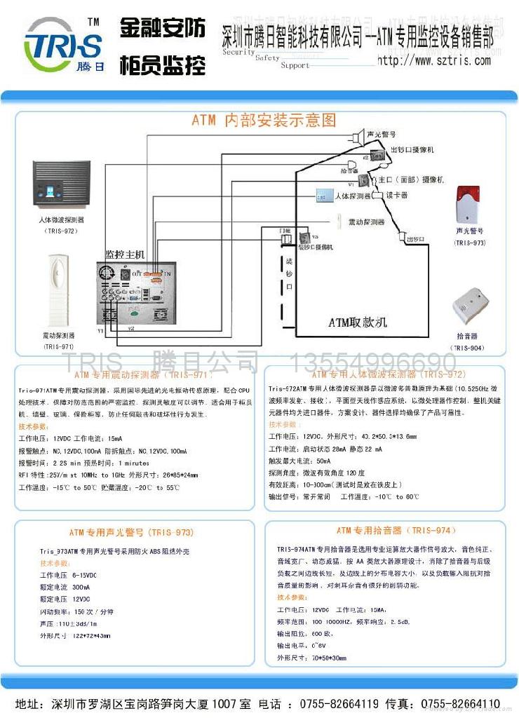 DVR录像控制感应器，微波感应器厂家直销 2