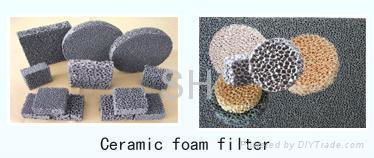 Ceramic foam filter for casting  2