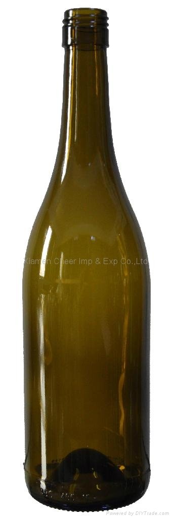 Burgundy Bottle 750ml wine bottle glass bottle grape wine