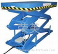 Stationary hydraulic lift platform