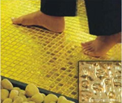 gold glass mosaic,White gold mosaic