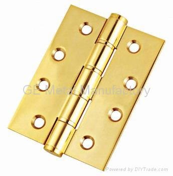 Brass hinge with washer
