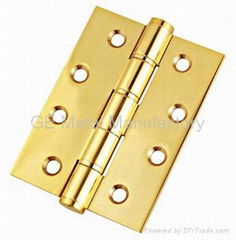 Brass hinge with washer