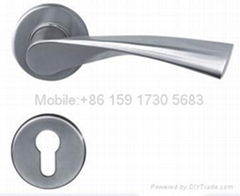 Solid Stainless Steel Lever Door Handle