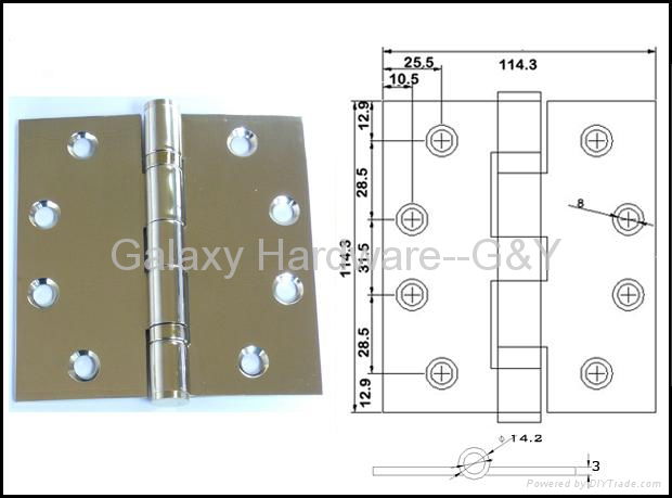 Hinge, UL hinge, UL listed Hinge, Hinge listed by UL,BHMA Hinge 2