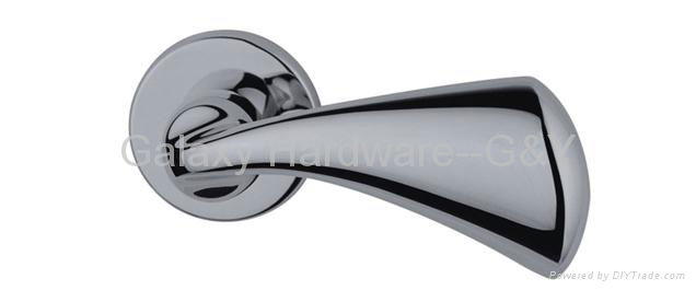 Lever Handle on rose