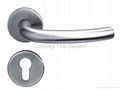 Tubular Handle On Rose With Escutcheon 2