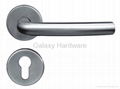 Tubular Handle On Rose With Escutcheon 3