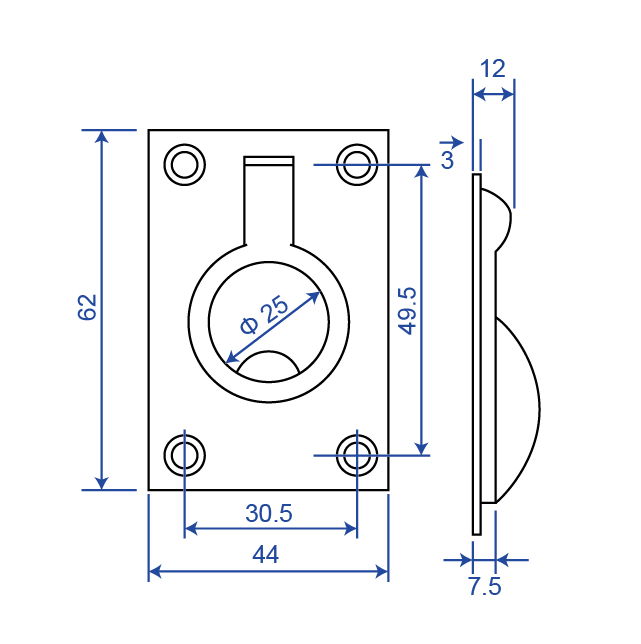 Flush Ring, Flush Pull 2