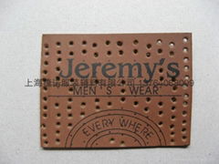 Genuine leather tags
