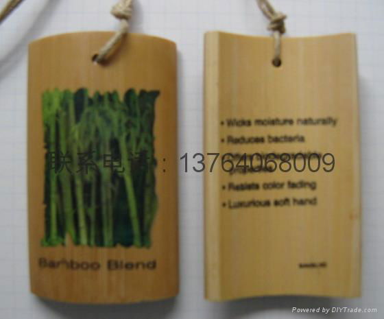 Wooden Banboo hangtag