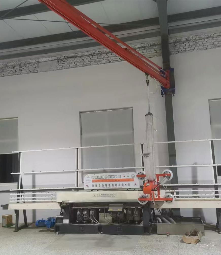 Glass vacuum suction crane